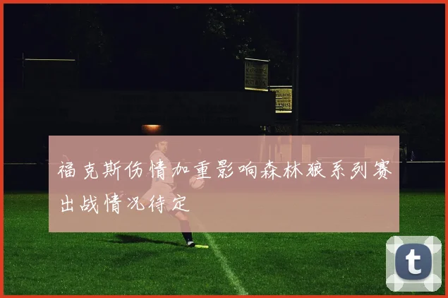 福克斯伤情加重影响森林狼系列赛出战情况待定